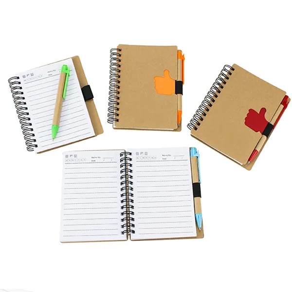Thumb Shaped Mini Notebook With Pen - Thumb Shaped Mini Notebook With Pen - Image 1 of 6