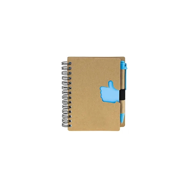 Thumb Shaped Mini Notebook With Pen - Thumb Shaped Mini Notebook With Pen - Image 3 of 6