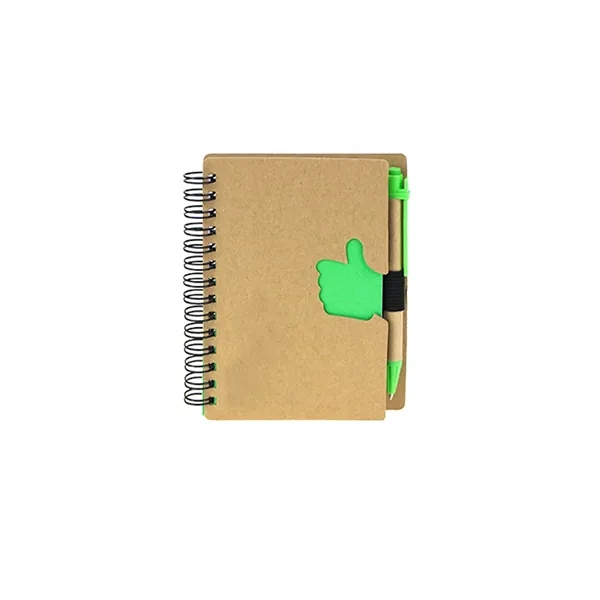 Thumb Shaped Mini Notebook With Pen - Thumb Shaped Mini Notebook With Pen - Image 6 of 6