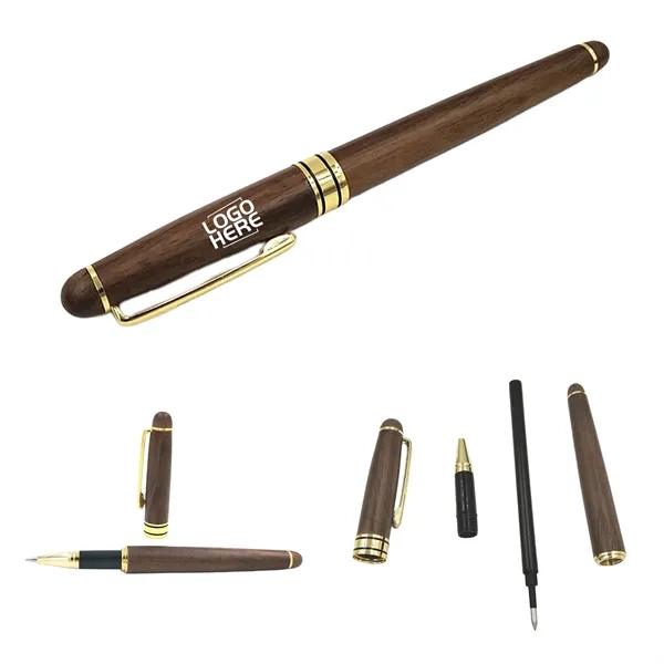 Walnut Wood Ballpoint Pen - Walnut Wood Ballpoint Pen - Image 0 of 3