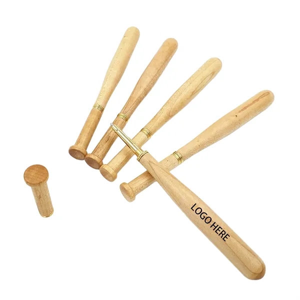 Wooden Baseball Ballpoint Pen - Wooden Baseball Ballpoint Pen - Image 0 of 3