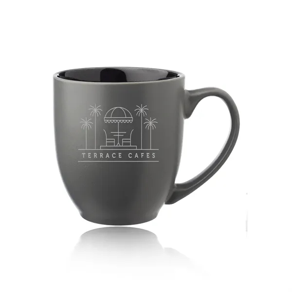 16 oz. Pop Out Bistro Two Tone Coffee Mug - 16 oz. Pop Out Bistro Two Tone Coffee Mug - Image 1 of 12