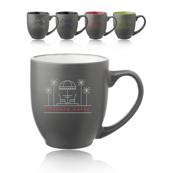16 oz. Pop Out Bistro Two Tone Coffee Mug - 16 oz. Pop Out Bistro Two Tone Coffee Mug - Image 0 of 12