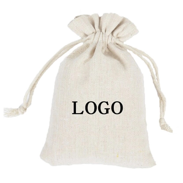 Quality Cotton Drawstring Bags - Quality Cotton Drawstring Bags - Image 1 of 6