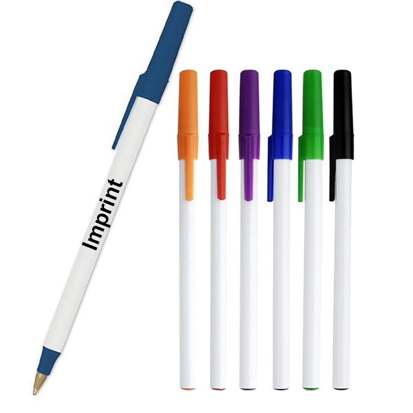 Plastic Stick Ballpoint Pen - Plastic Stick Ballpoint Pen - Image 0 of 1