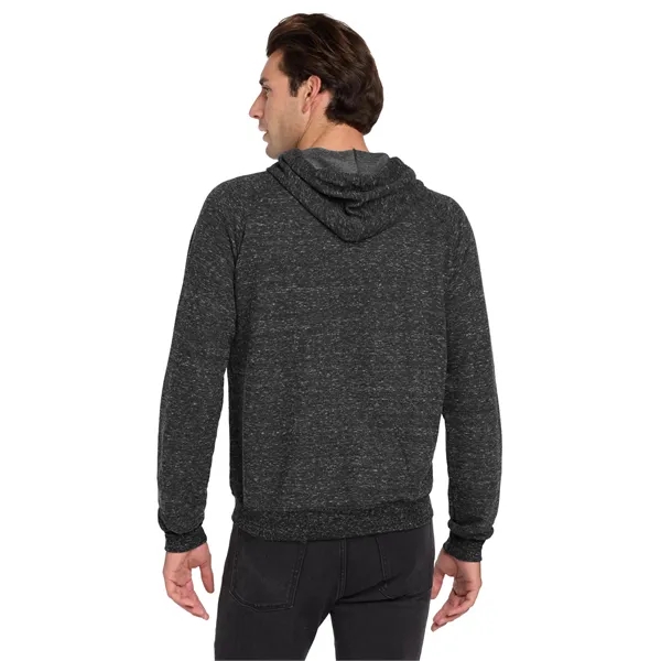 Jerzees Snow Heather French Terry Raglan Hoodie - Jerzees Snow Heather French Terry Raglan Hoodie - Image 1 of 29