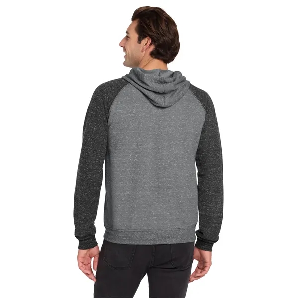 Jerzees Snow Heather French Terry Raglan Hoodie - Jerzees Snow Heather French Terry Raglan Hoodie - Image 11 of 29