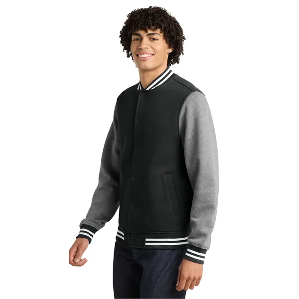 Sport-Tek Fleece Letterman Jacket. - Sport-Tek Fleece Letterman Jacket. - Image 3 of 19