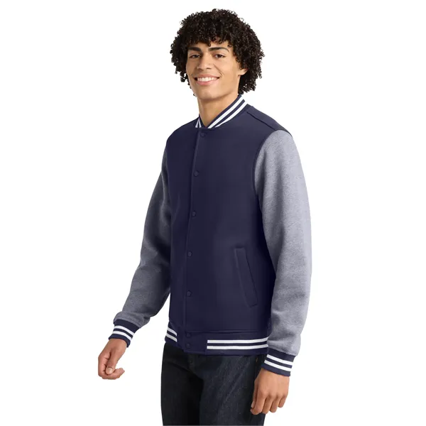 Sport-Tek Fleece Letterman Jacket. - Sport-Tek Fleece Letterman Jacket. - Image 12 of 19
