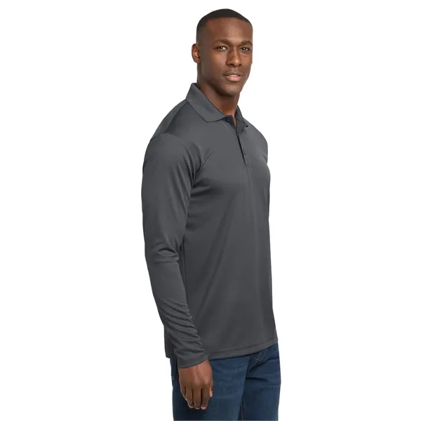 Sport-Tek PosiCharge RacerMesh Long Sleeve Polo. - Sport-Tek PosiCharge RacerMesh Long Sleeve Polo. - Image 7 of 39