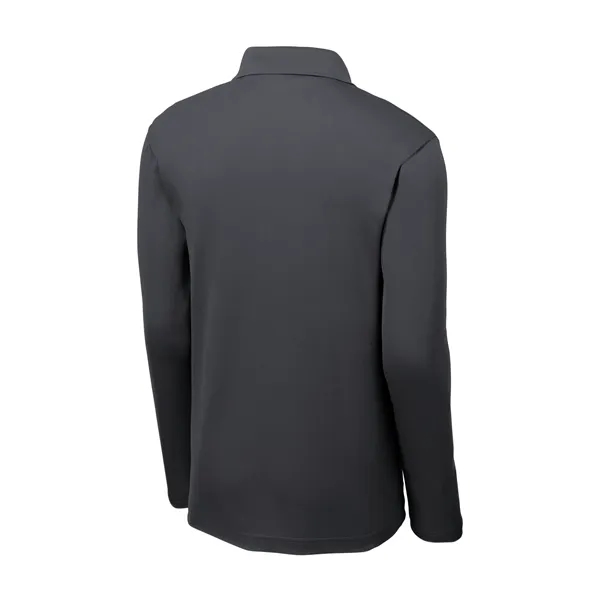 Sport-Tek PosiCharge RacerMesh Long Sleeve Polo. - Sport-Tek PosiCharge RacerMesh Long Sleeve Polo. - Image 9 of 39