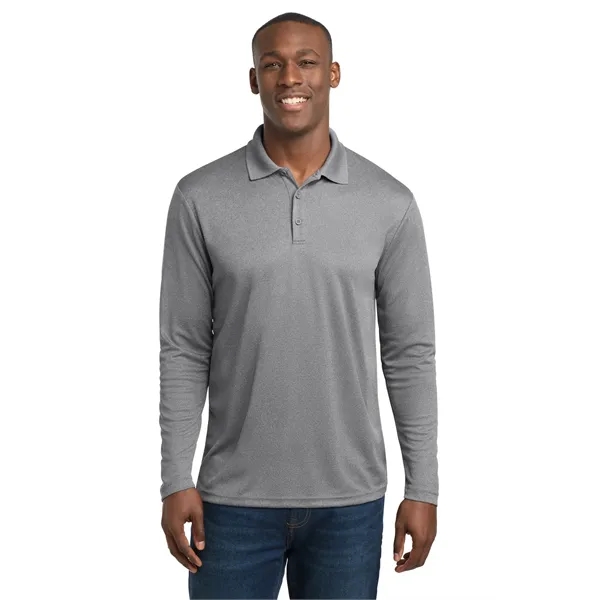 Sport-Tek PosiCharge RacerMesh Long Sleeve Polo. - Sport-Tek PosiCharge RacerMesh Long Sleeve Polo. - Image 10 of 39