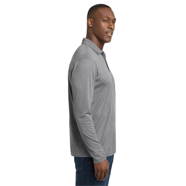 Sport-Tek PosiCharge RacerMesh Long Sleeve Polo. - Sport-Tek PosiCharge RacerMesh Long Sleeve Polo. - Image 14 of 39