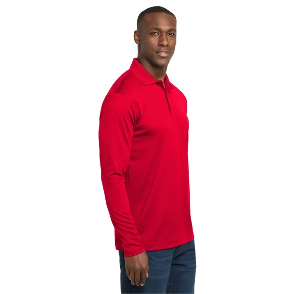 Sport-Tek PosiCharge RacerMesh Long Sleeve Polo. - Sport-Tek PosiCharge RacerMesh Long Sleeve Polo. - Image 29 of 39