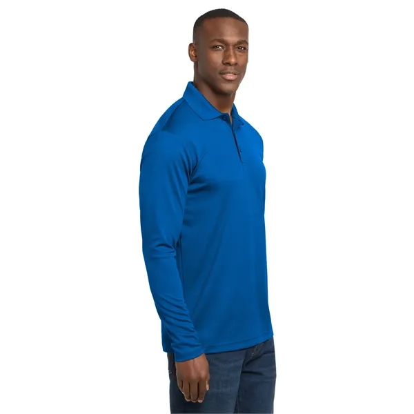 Sport-Tek PosiCharge RacerMesh Long Sleeve Polo. - Sport-Tek PosiCharge RacerMesh Long Sleeve Polo. - Image 34 of 39