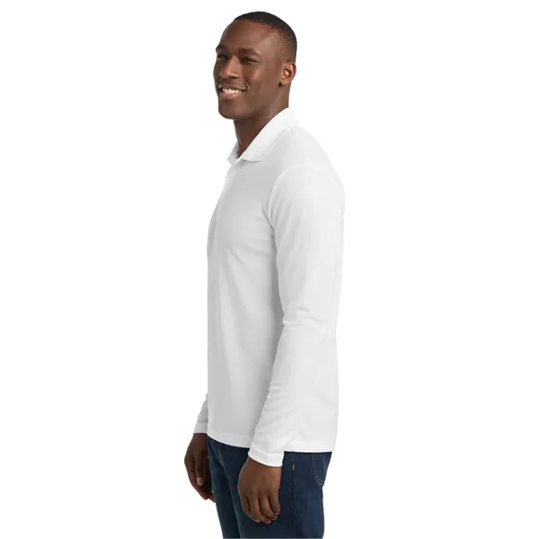 Sport-Tek PosiCharge RacerMesh Long Sleeve Polo. - Sport-Tek PosiCharge RacerMesh Long Sleeve Polo. - Image 39 of 39