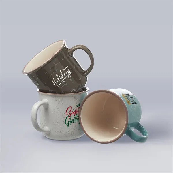 13 oz. Marble Campfire Custom Coffee Mug - 13 oz. Marble Campfire Custom Coffee Mug - Image 0 of 5