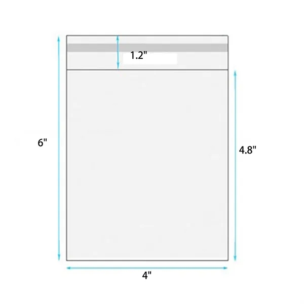 Clear Self Sealing Cellophane Bags - Clear Self Sealing Cellophane Bags - Image 1 of 3