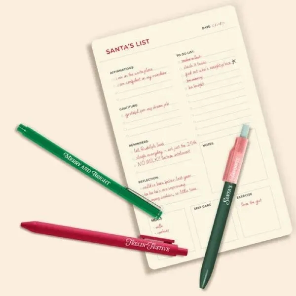 SANTA'S TO-DO LIST PEN MAILER - SANTA'S TO-DO LIST PEN MAILER - Image 1 of 2