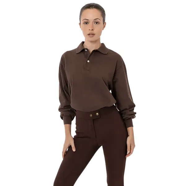 Polo Unisex Long Sleeve - Polo Unisex Long Sleeve - Image 3 of 8