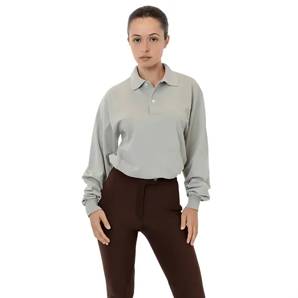 Polo Unisex Long Sleeve - Polo Unisex Long Sleeve - Image 7 of 8