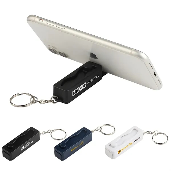 Contour Phone Stand Key Chain with Finger Fidget - Contour Phone Stand Key Chain with Finger Fidget - Image 0 of 3