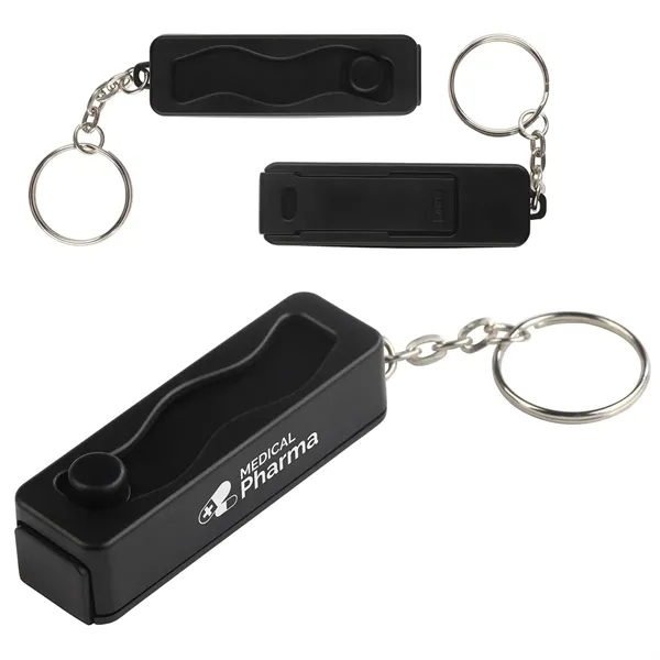 Contour Phone Stand Key Chain with Finger Fidget - Contour Phone Stand Key Chain with Finger Fidget - Image 1 of 3