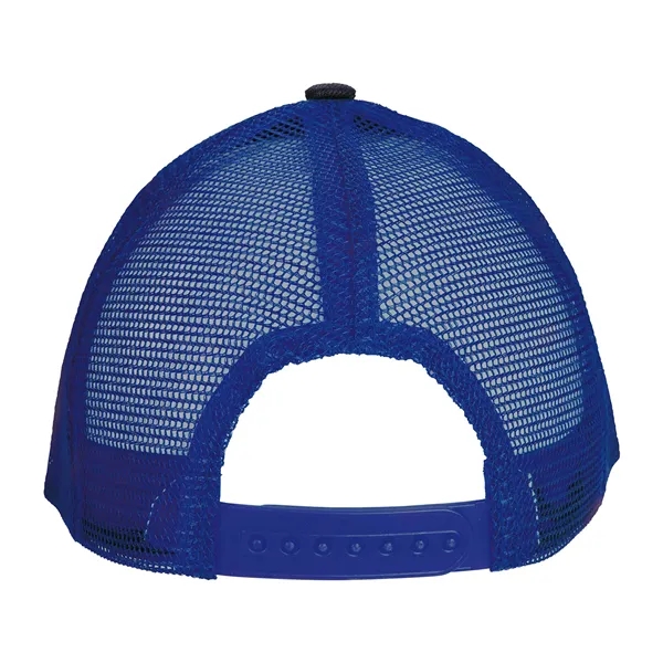 Mid-Profile Accent Mesh Snapback Cap - Mid-Profile Accent Mesh Snapback Cap - Image 1 of 8