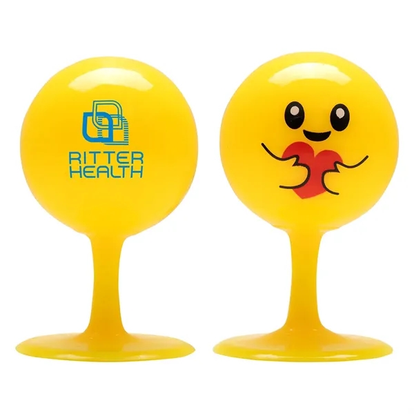 Emoji Bopper Desk Ball with Suction Cup - Emoji Bopper Desk Ball with Suction Cup - Image 1 of 3