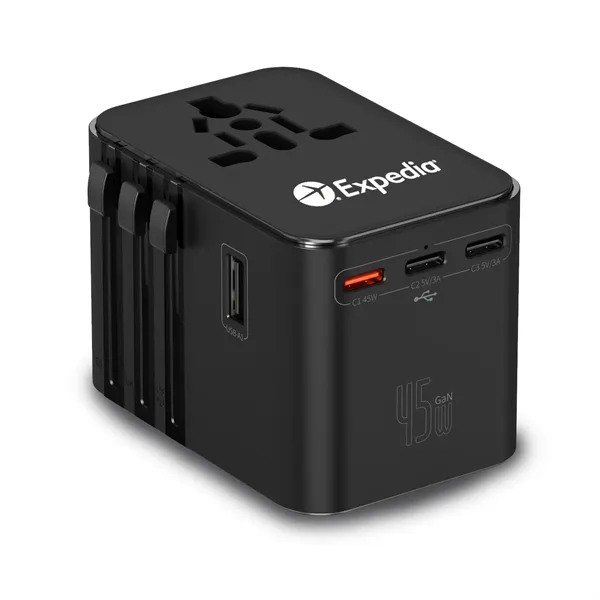 45W Universal Travel Adapter - 45W Universal Travel Adapter - Image 0 of 4