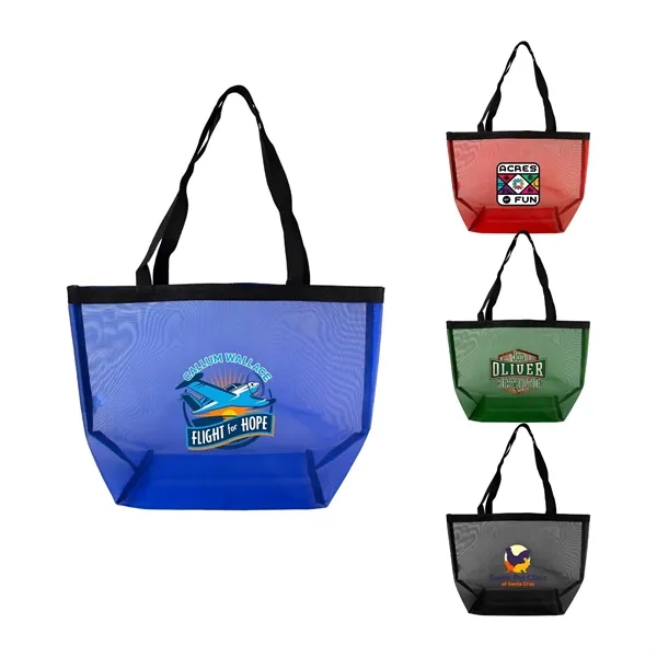 Recycled Mesh Grocery Tote - Recycled Mesh Grocery Tote - Image 0 of 10