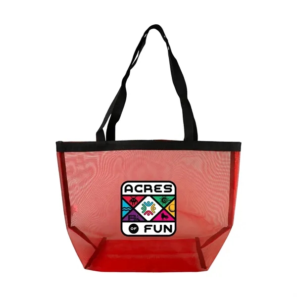 Recycled Mesh Grocery Tote - Recycled Mesh Grocery Tote - Image 9 of 10