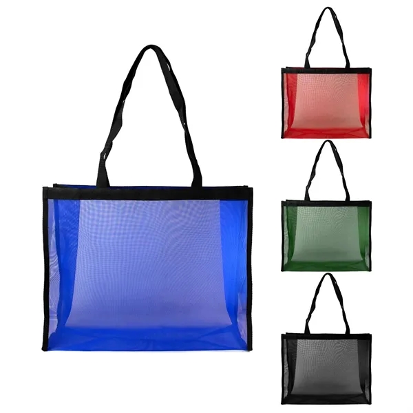 Recycled Mesh Tote Bag - Recycled Mesh Tote Bag - Image 5 of 10