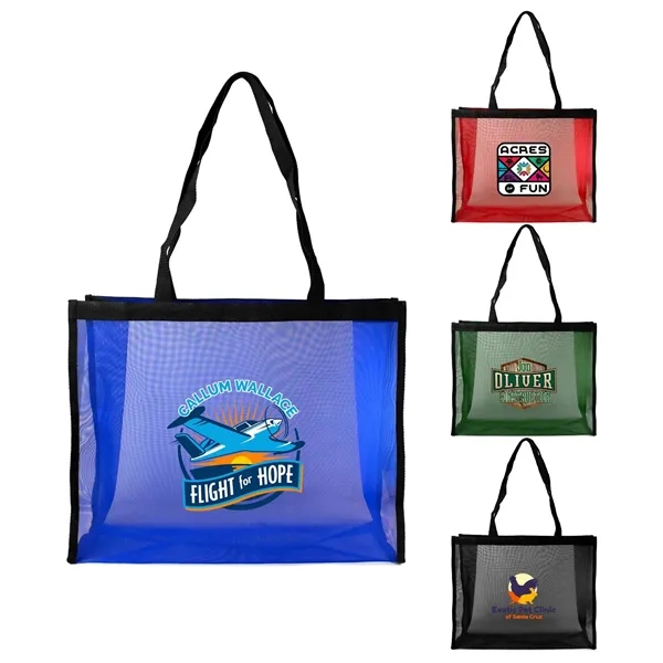 Recycled Mesh Tote Bag - Recycled Mesh Tote Bag - Image 0 of 10