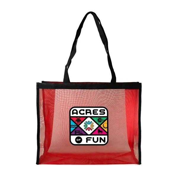 Recycled Mesh Tote Bag - Recycled Mesh Tote Bag - Image 6 of 10
