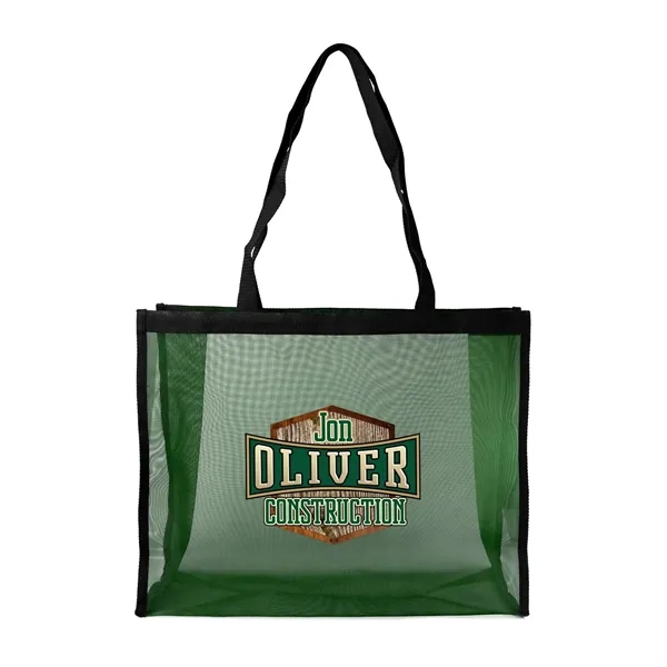 Recycled Mesh Tote Bag - Recycled Mesh Tote Bag - Image 7 of 10