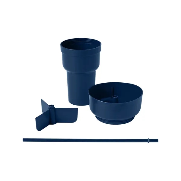 Team 365 1L Recycled PP Stadium Tumbler with Snack Bowl - Team 365 1L Recycled PP Stadium Tumbler with Snack Bowl - Image 7 of 69