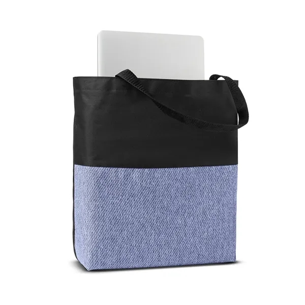 Twill Laptop Tote Bag - Twill Laptop Tote Bag - Image 2 of 8