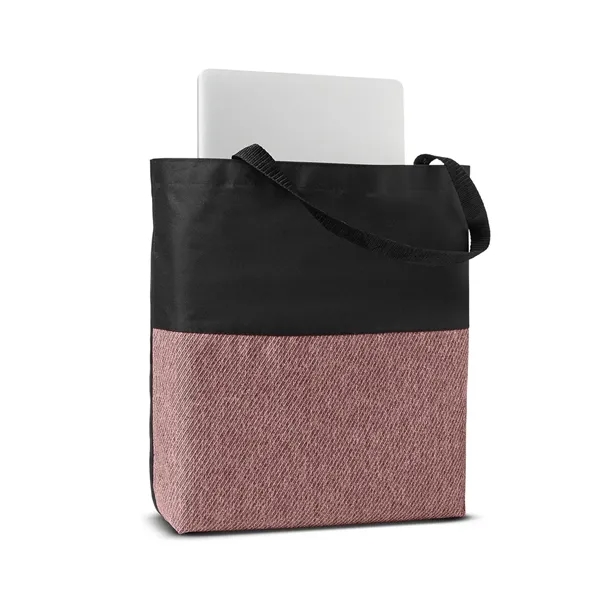 Twill Laptop Tote Bag - Twill Laptop Tote Bag - Image 7 of 8