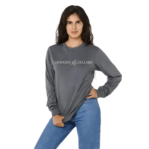 Long Sleeve Fine Jersey Unisex Crew - Long Sleeve Fine Jersey Unisex Crew - Image 0 of 5