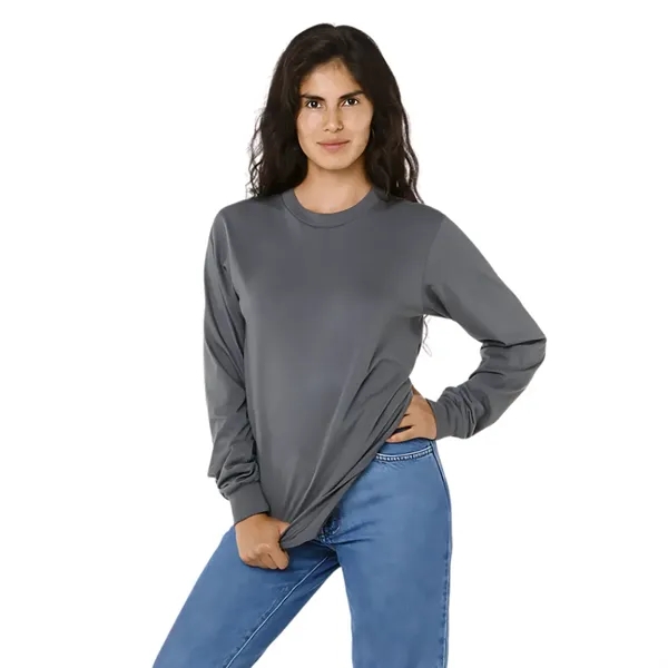 Long Sleeve Fine Jersey Unisex Crew - Long Sleeve Fine Jersey Unisex Crew - Image 1 of 5