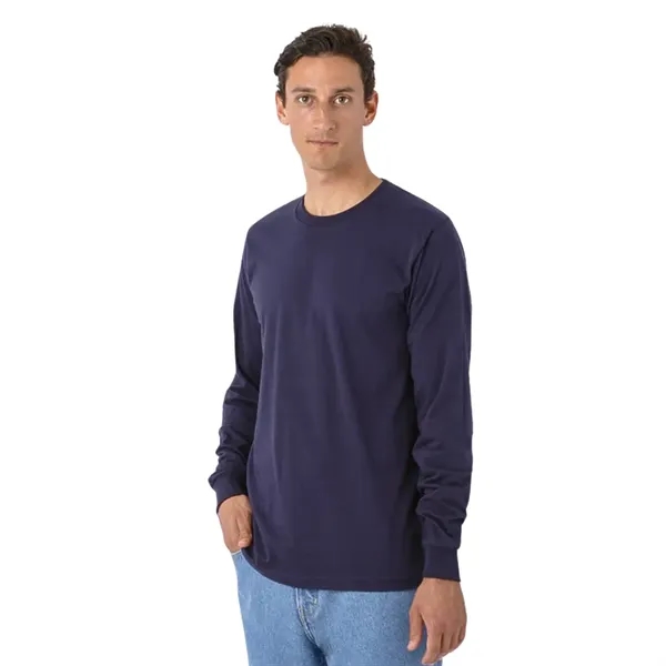 Long Sleeve Fine Jersey Unisex Crew - Long Sleeve Fine Jersey Unisex Crew - Image 3 of 5