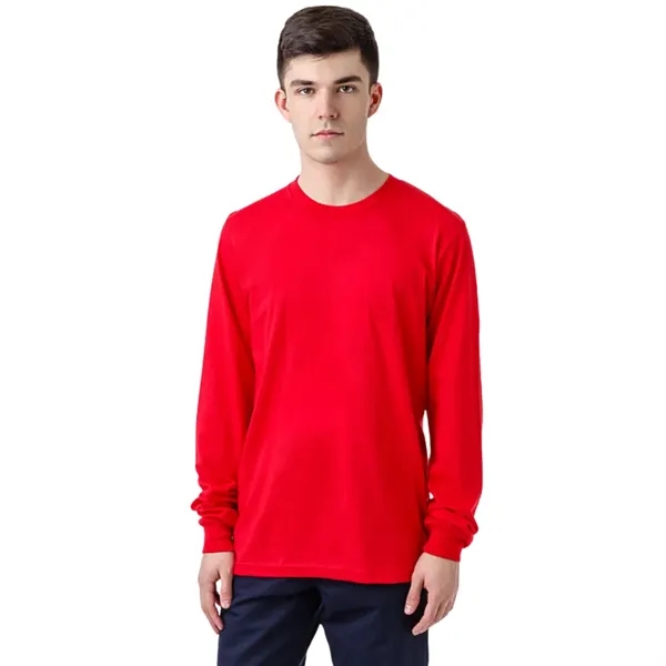 Long Sleeve Fine Jersey Unisex Crew - Long Sleeve Fine Jersey Unisex Crew - Image 4 of 5