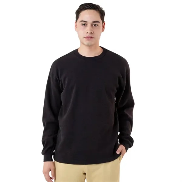 Long Sleeve Heavy Thermal Unisex Crew Neck - Long Sleeve Heavy Thermal Unisex Crew Neck - Image 2 of 5