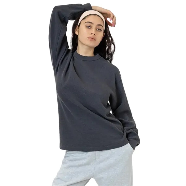 Long Sleeve Heavy Thermal Unisex Crew Neck - Long Sleeve Heavy Thermal Unisex Crew Neck - Image 4 of 5