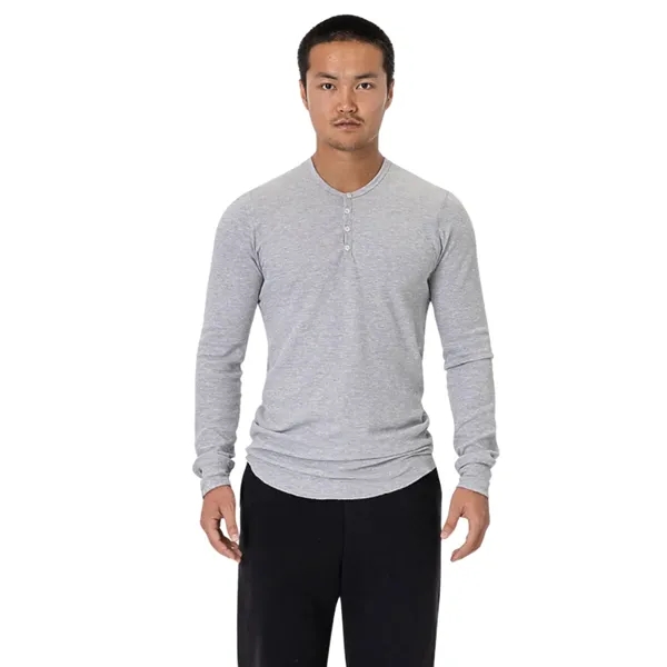 Long Sleeve Baby Thermal Unisex Henley - Long Sleeve Baby Thermal Unisex Henley - Image 2 of 3