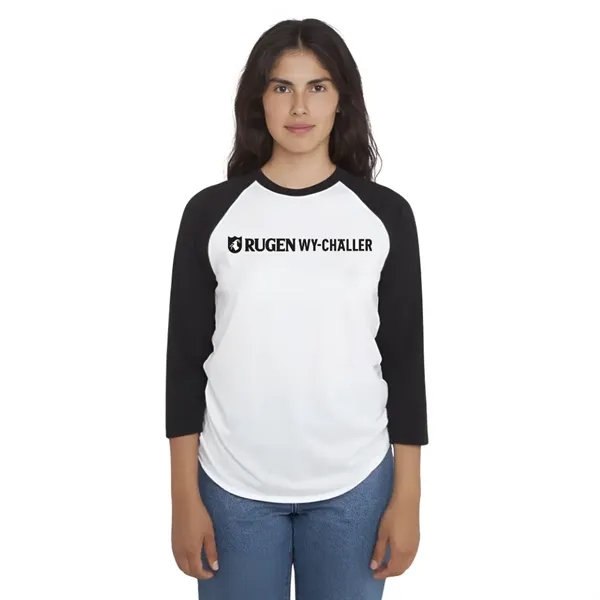 3/4 Poly Cotton Raglan - 3/4 Poly Cotton Raglan - Image 0 of 15