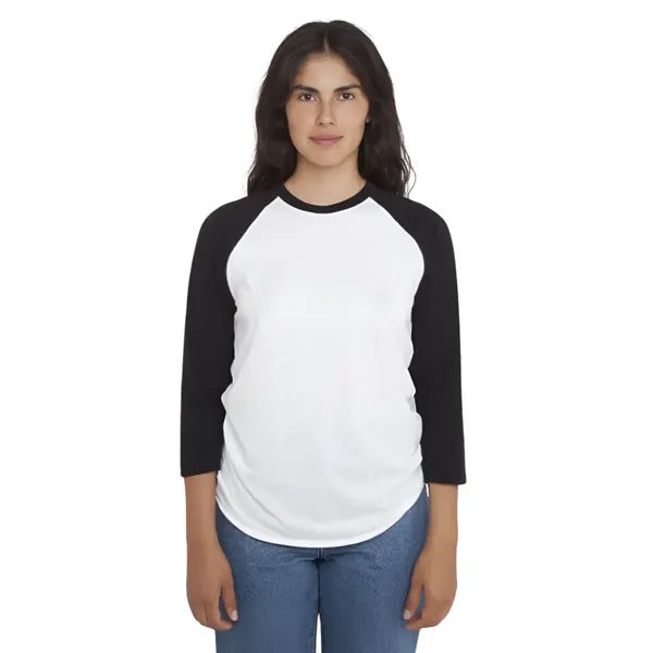 3/4 Poly Cotton Raglan - 3/4 Poly Cotton Raglan - Image 1 of 15