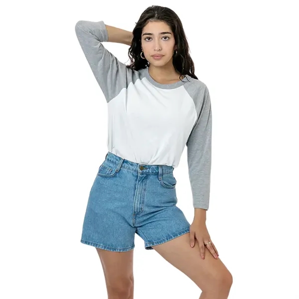 3/4 Poly Cotton Raglan - 3/4 Poly Cotton Raglan - Image 3 of 15