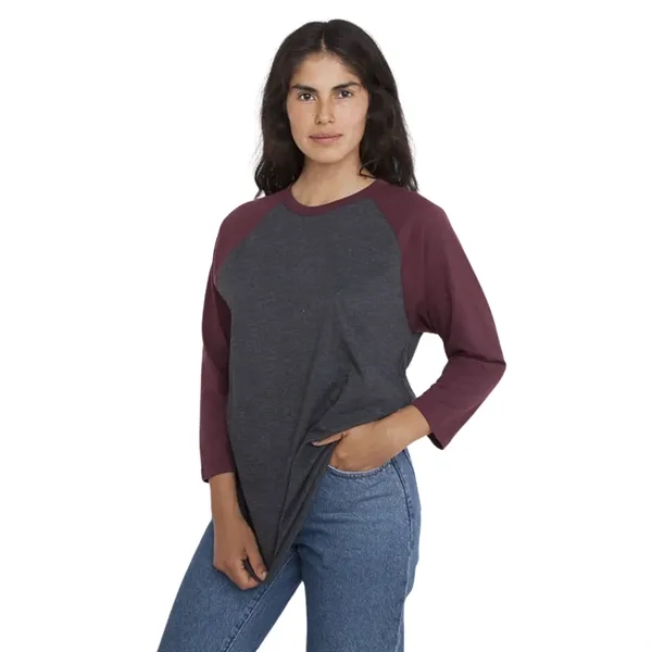 3/4 Poly Cotton Raglan - 3/4 Poly Cotton Raglan - Image 13 of 15